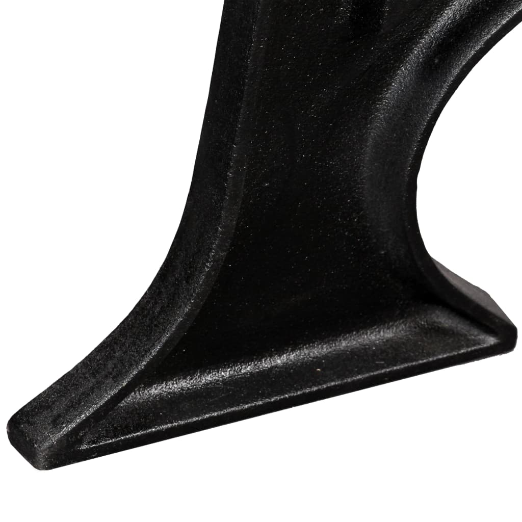 Dining Table Legs 2 pcs with Arched Base A-Frame Cast Iron