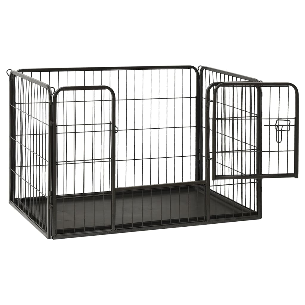 Puppy Playpen Steel 91.5x59x61cm