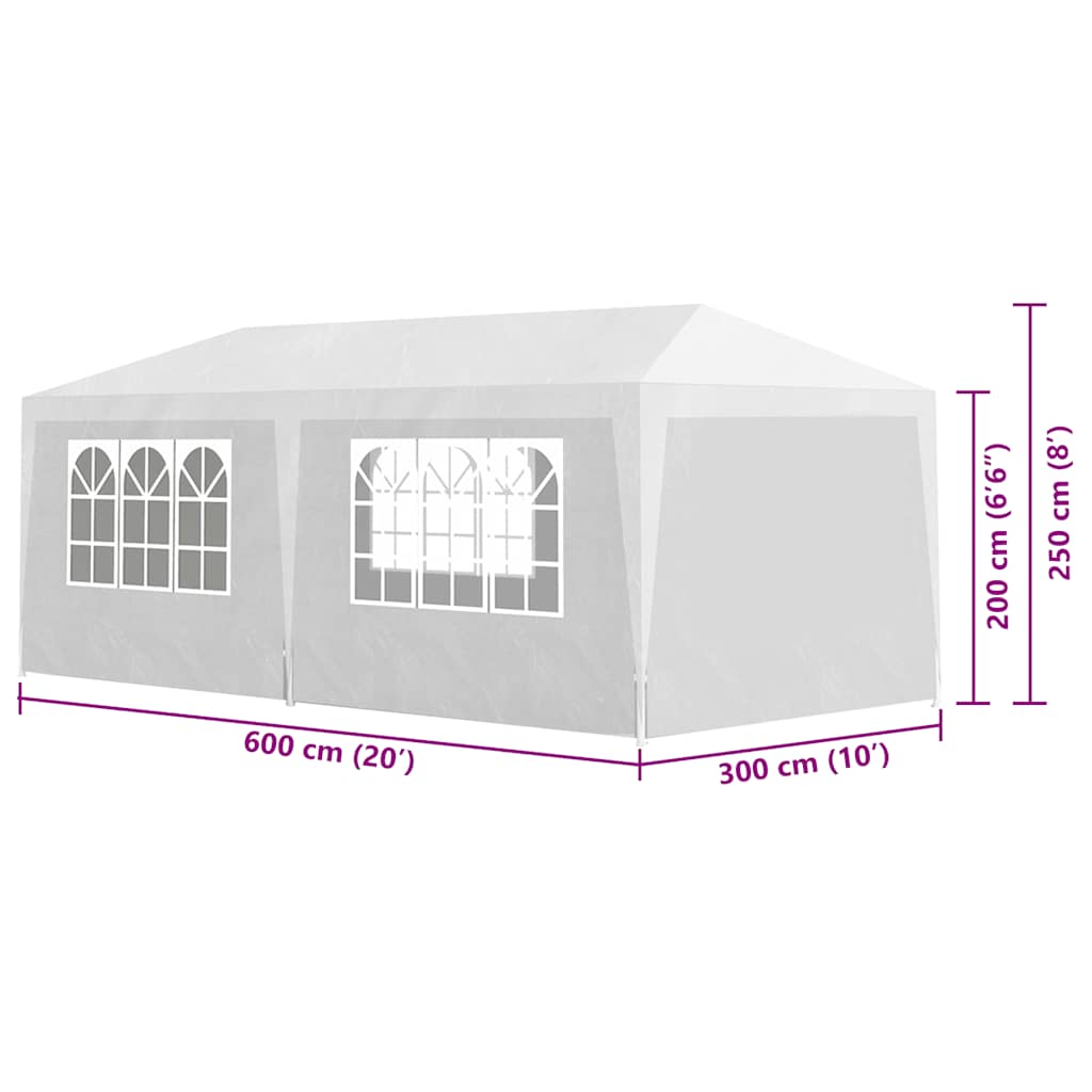 Party Tent 3x6 m White