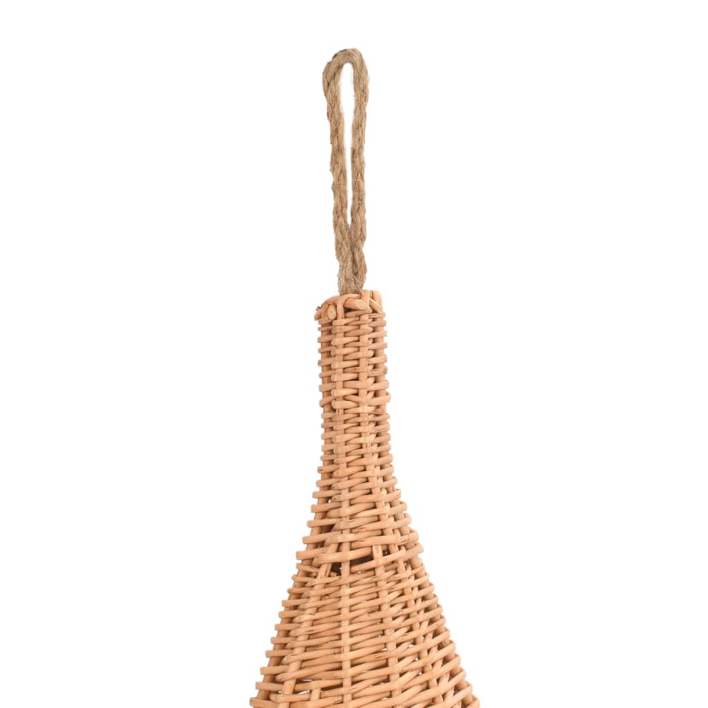 Cat House with Cushion 40x60 cm Natural Willow Teepee
