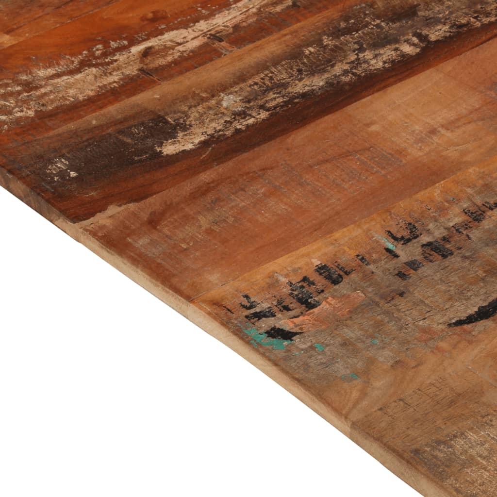 Rectangular Table Top 70x90 cm 15-16 mm Solid Wood Reclaimed