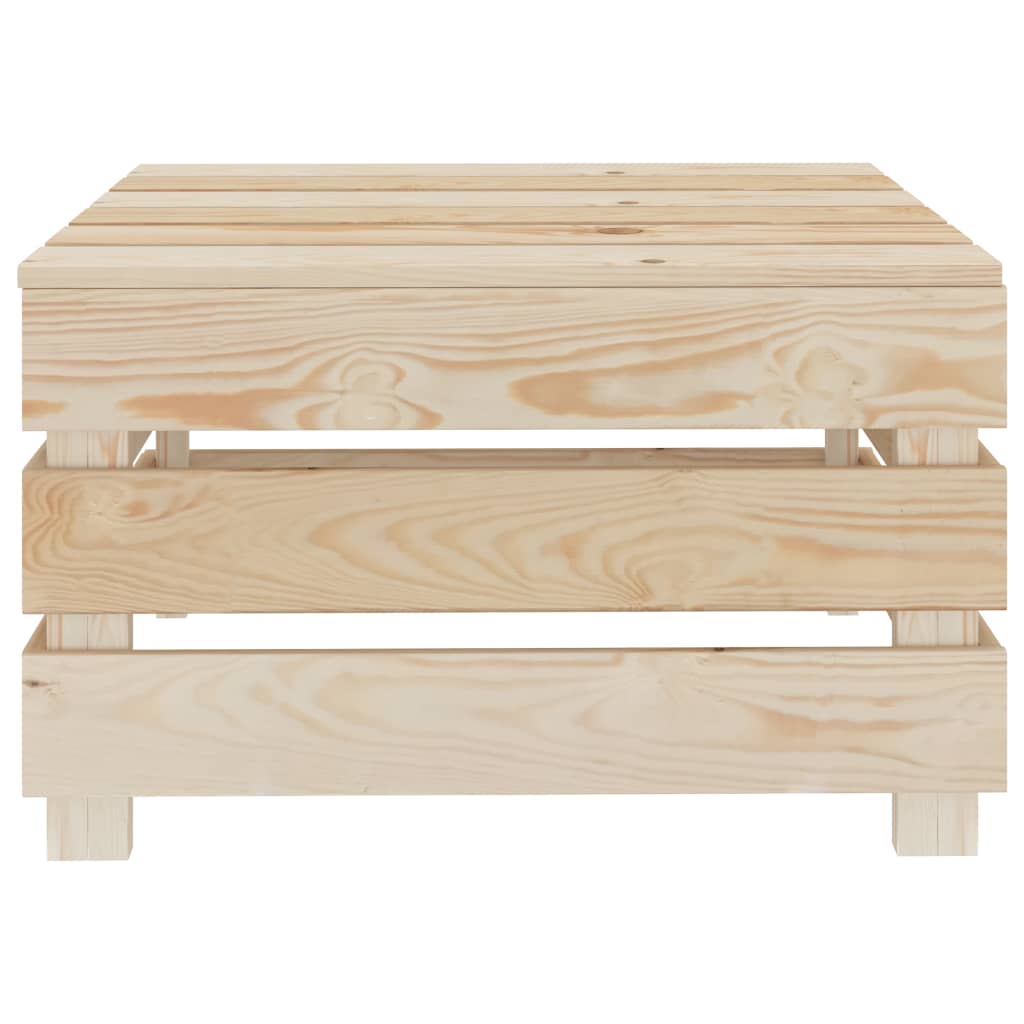 2 Piece Garden Pallet Lounge Set Wood
