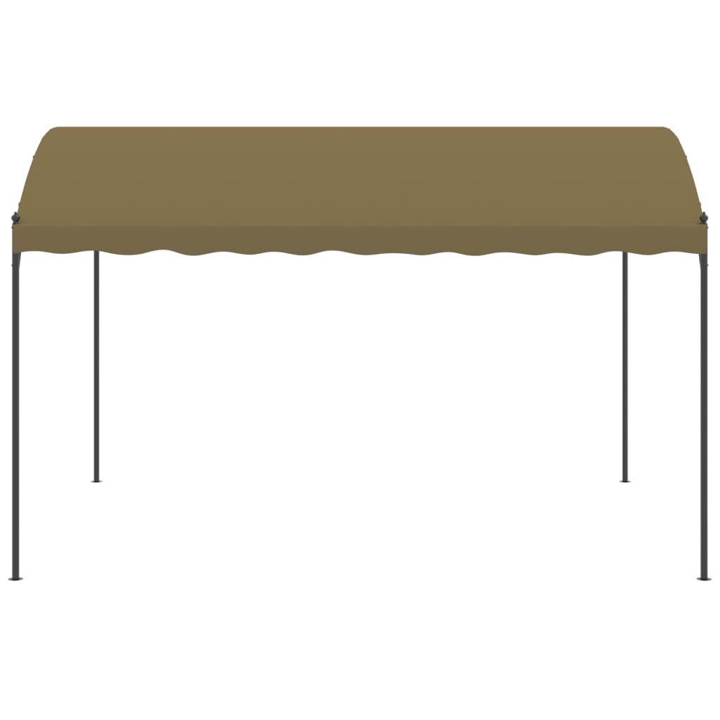 Gazebo 4x3x2.6 m Taupe 180 g/m²
