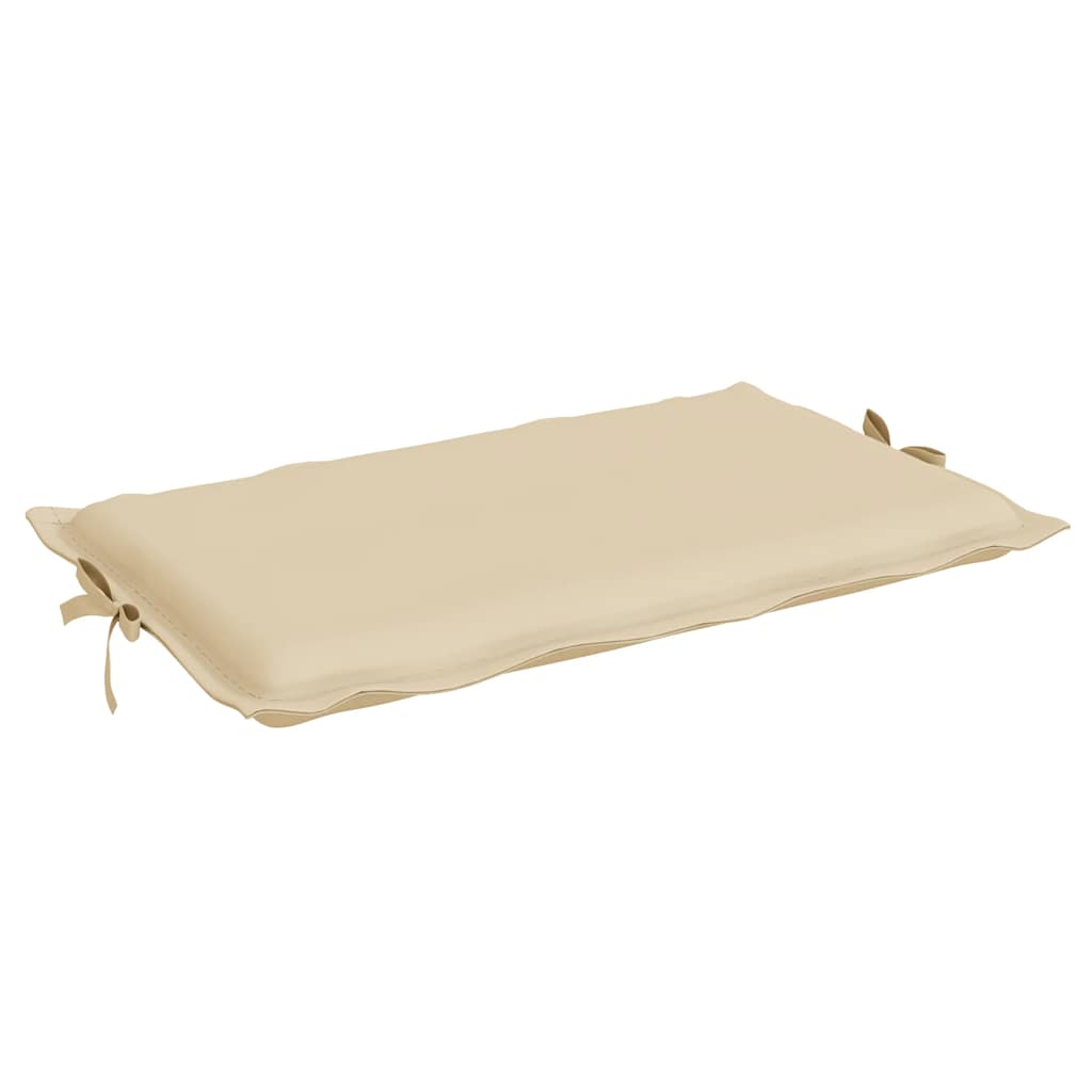 Sun Lounger Cushion Beige 186x58x4cm Oxford Fabric