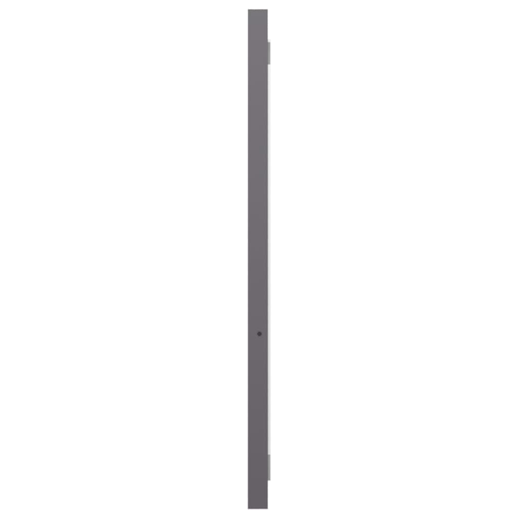 Bathroom Furniture Set High Gloss Grey Engineered Wood