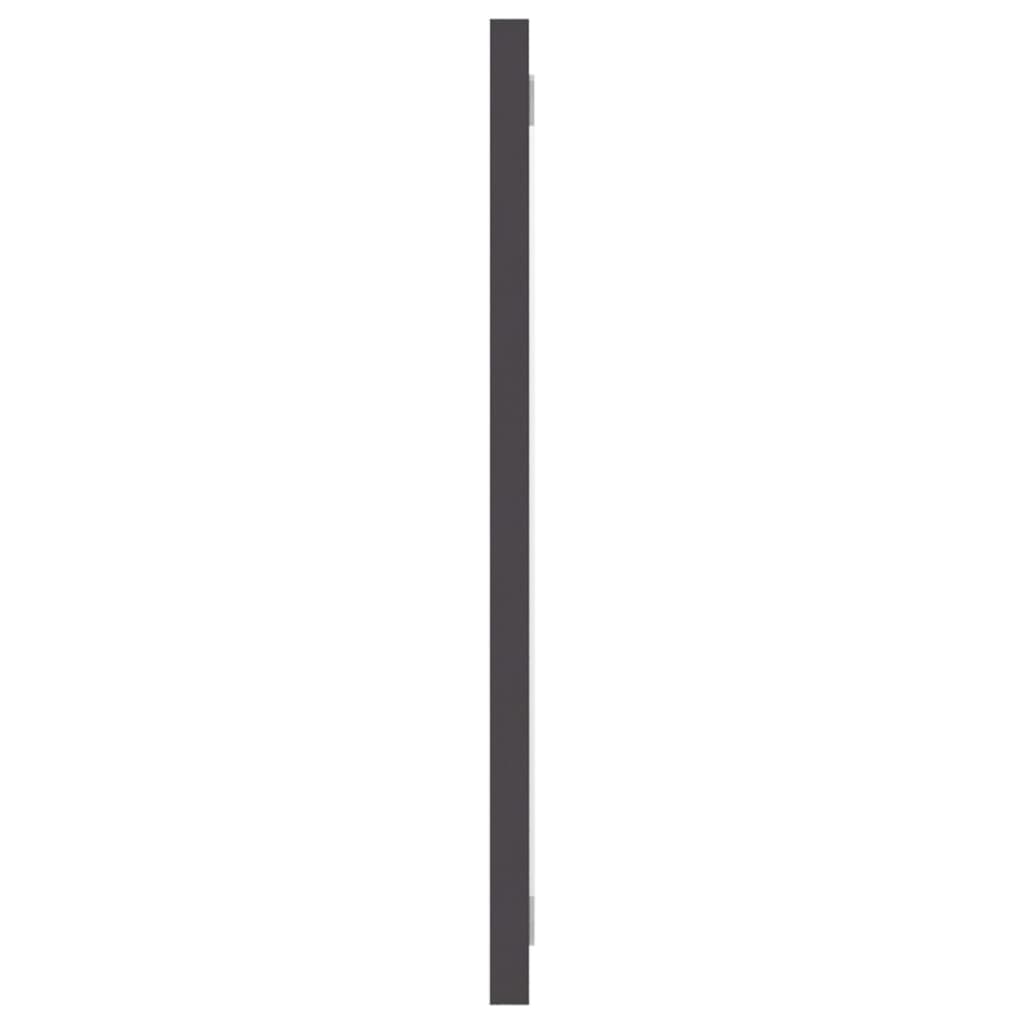 Bathroom Furniture Set Grey Engineered Wood