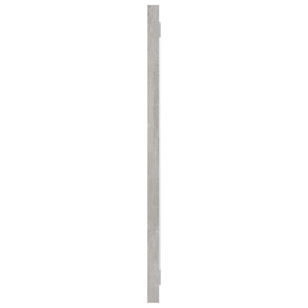 Bathroom Furniture Set Concrete Grey Engineered Wood