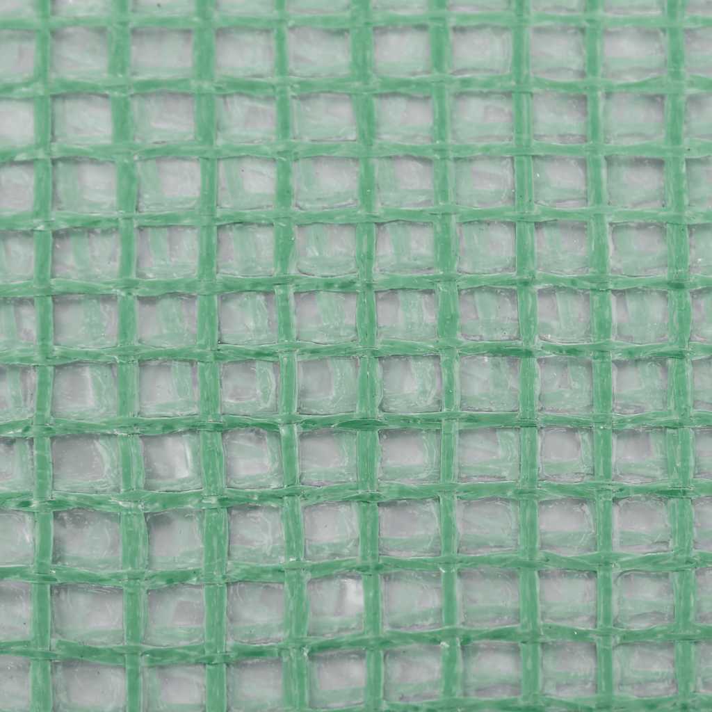 Greenhouse Replacement Cover (16 m²) 400x400x200 cm Green