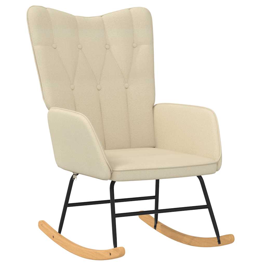 Rocking Chair Cream Fabric