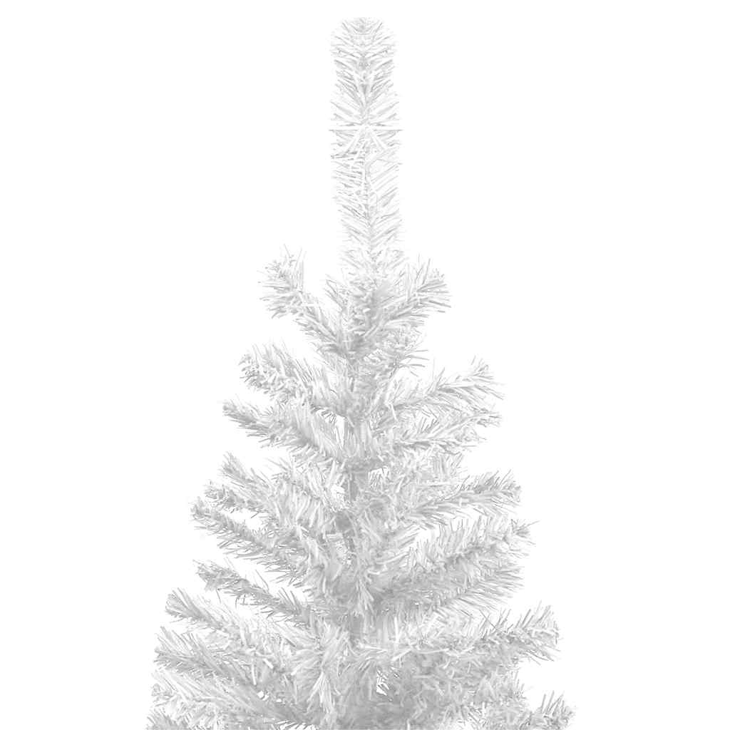 Artificial Pre-lit Christmas Tree with Ball Set L 240 cm White