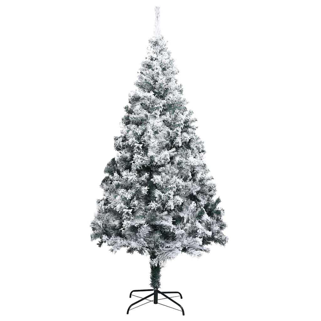 Artificial Pre-lit Christmas Tree with Ball Set Green 240 cm PVC