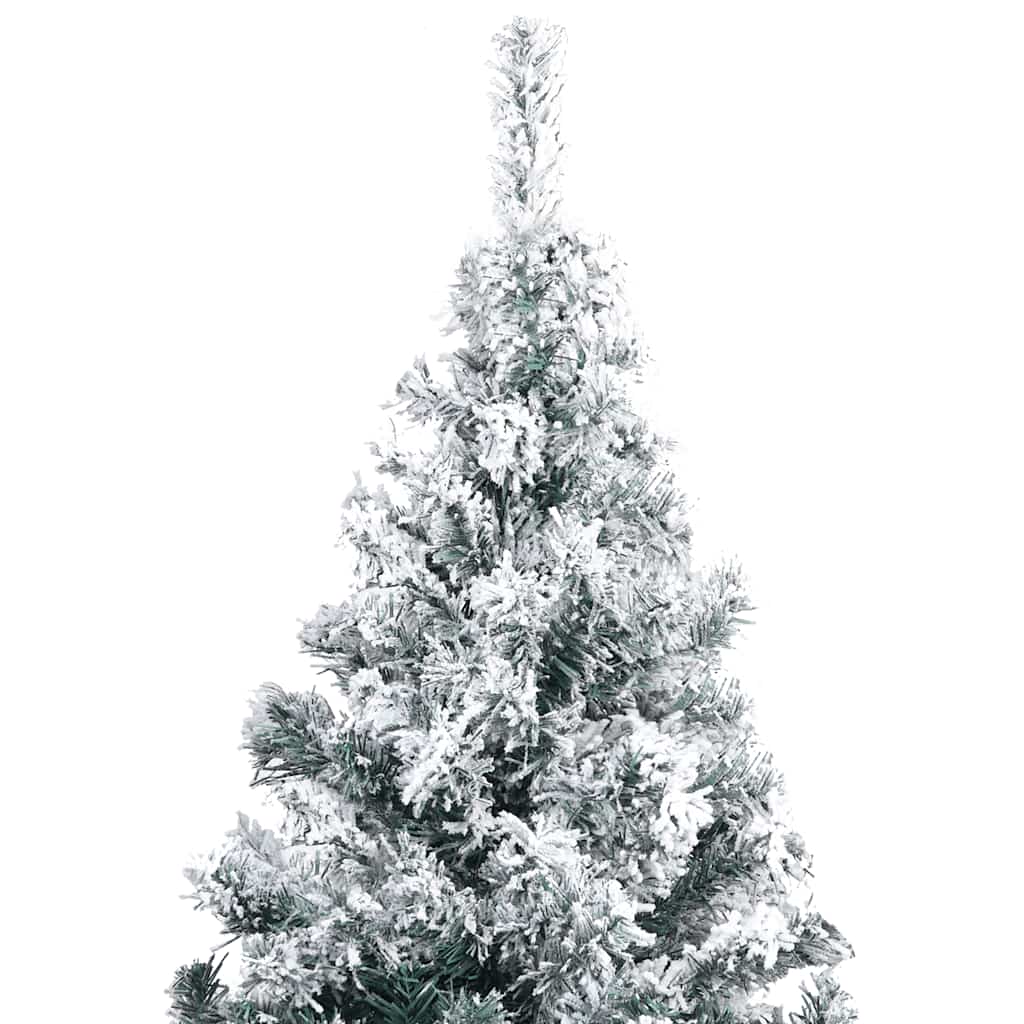 Artificial Pre-lit Christmas Tree with Ball Set Green 240 cm PVC