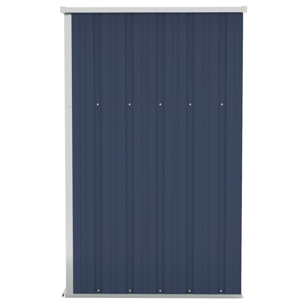 Wall-mounted Garden Shed Anthracite 118x100x178 cm Steel