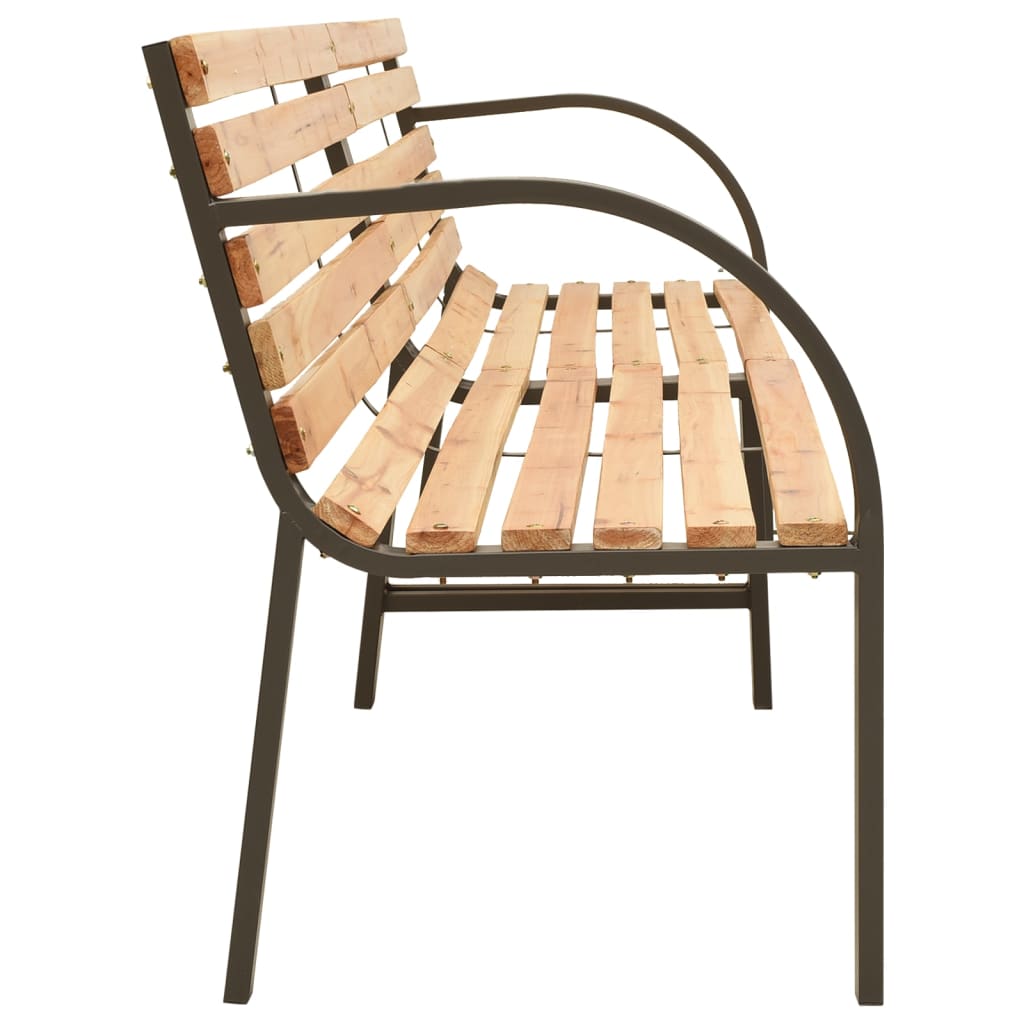 Twin Garden Bench 241 cm Solid Wood Chinese Fir