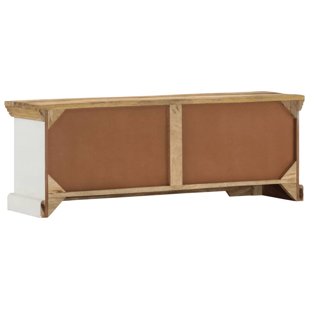 TV Cabinet 110x30x40 cm Solid Wood Mango