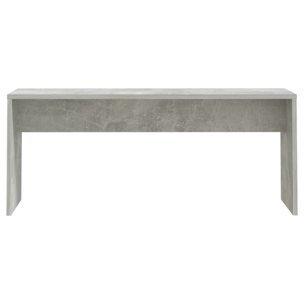 3 Piece Dining Set Concrete Grey Engineered Wood
