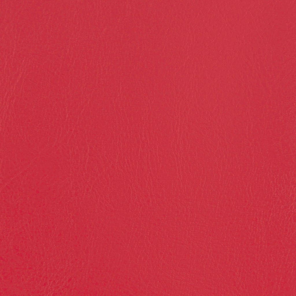 Tub Chair Red Faux Leather