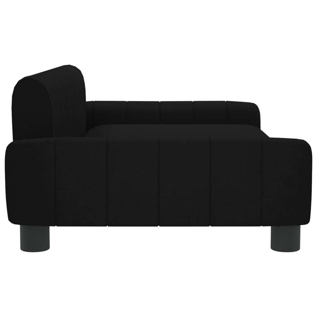 Kids Sofa Black 90x53x30 cm Fabric