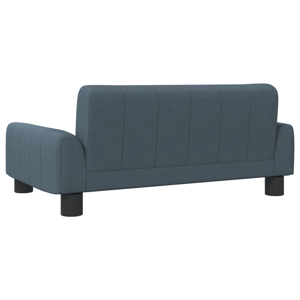 Kids Sofa Dark Grey 70x45x30 cm Fabric