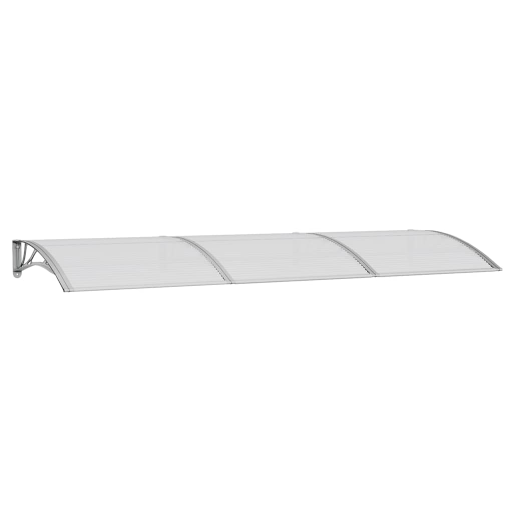 Door Canopy Grey 300x100 cm Polycarbonate