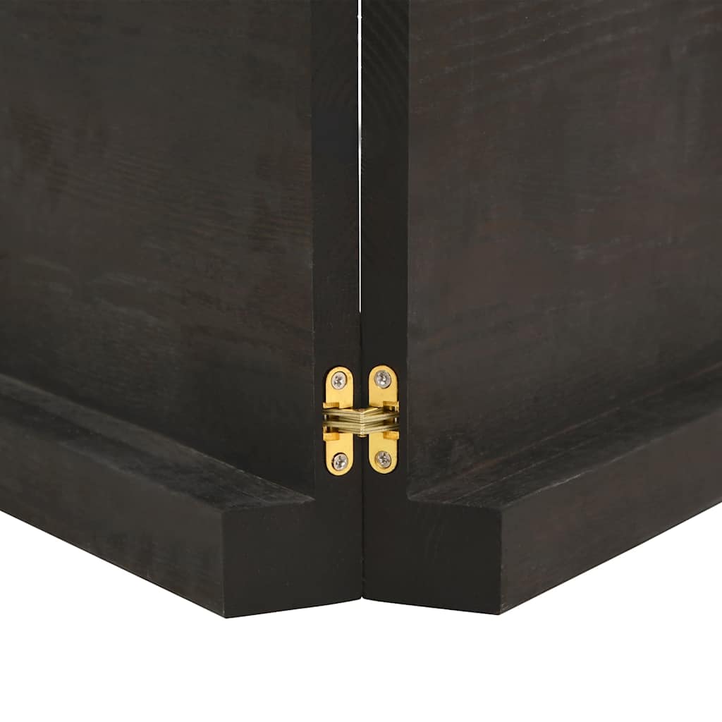 Table Top Dark Brown 120x50x(2-6) cm Treated Solid Wood Live Edge