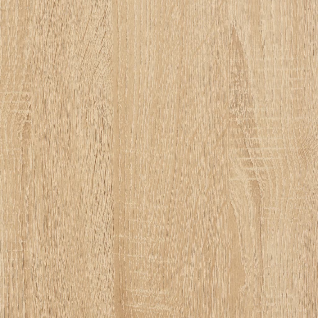 Dressing Table with Mirror Sonoma Oak 96x39x142 cm