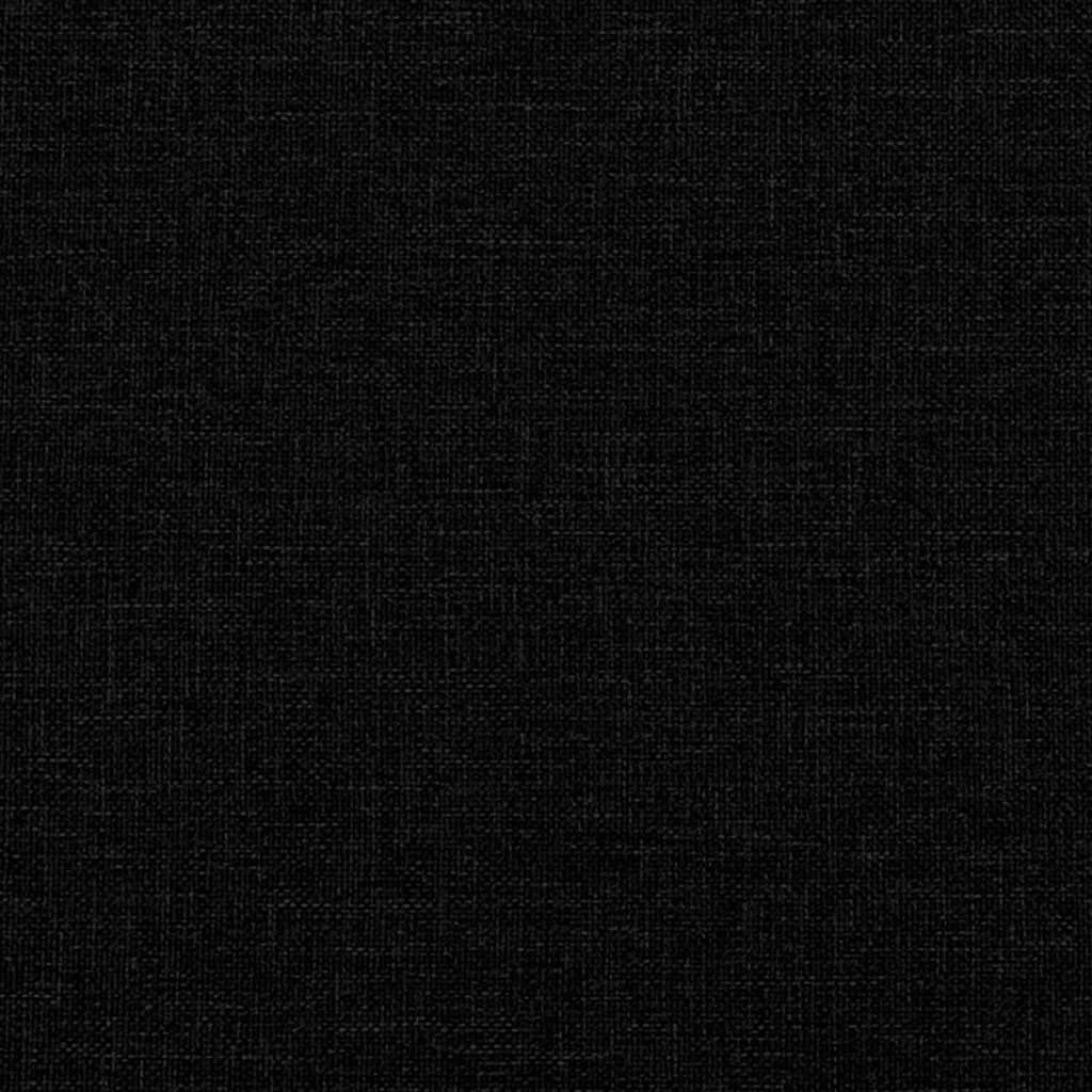 Recliner Chair Black Fabric