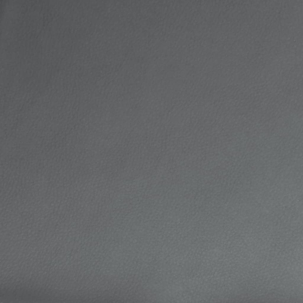 Massage Recliner Chair Grey Faux Leather
