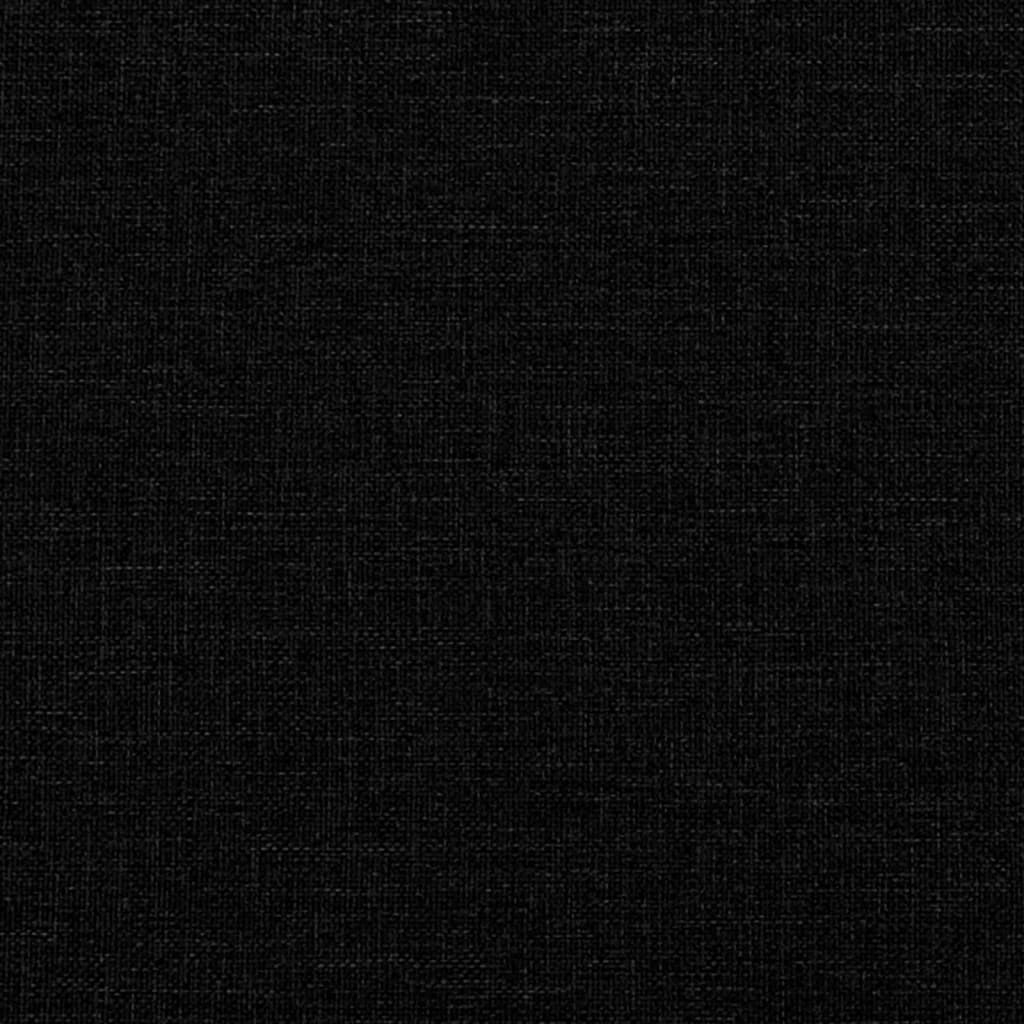 Recliner Chair Black Fabric