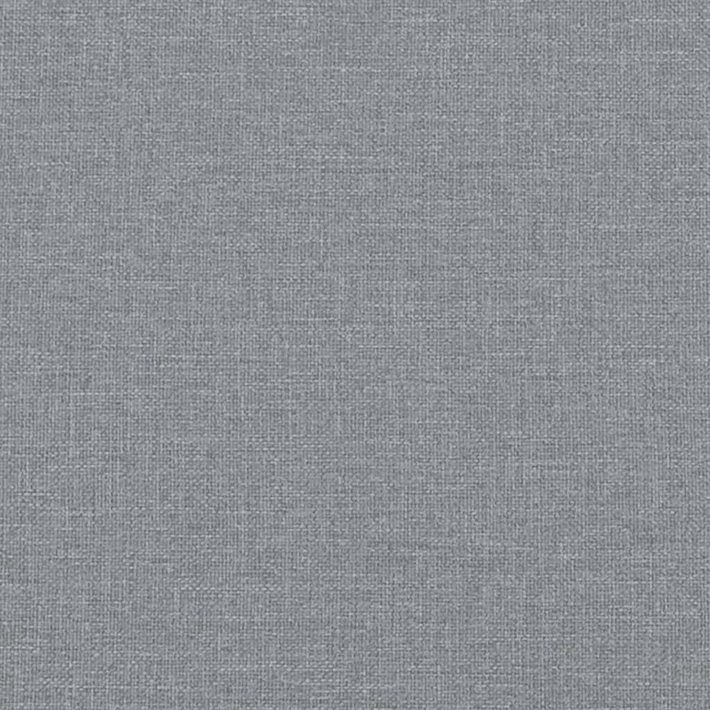 Massage Recliner Chair Light Grey Fabric