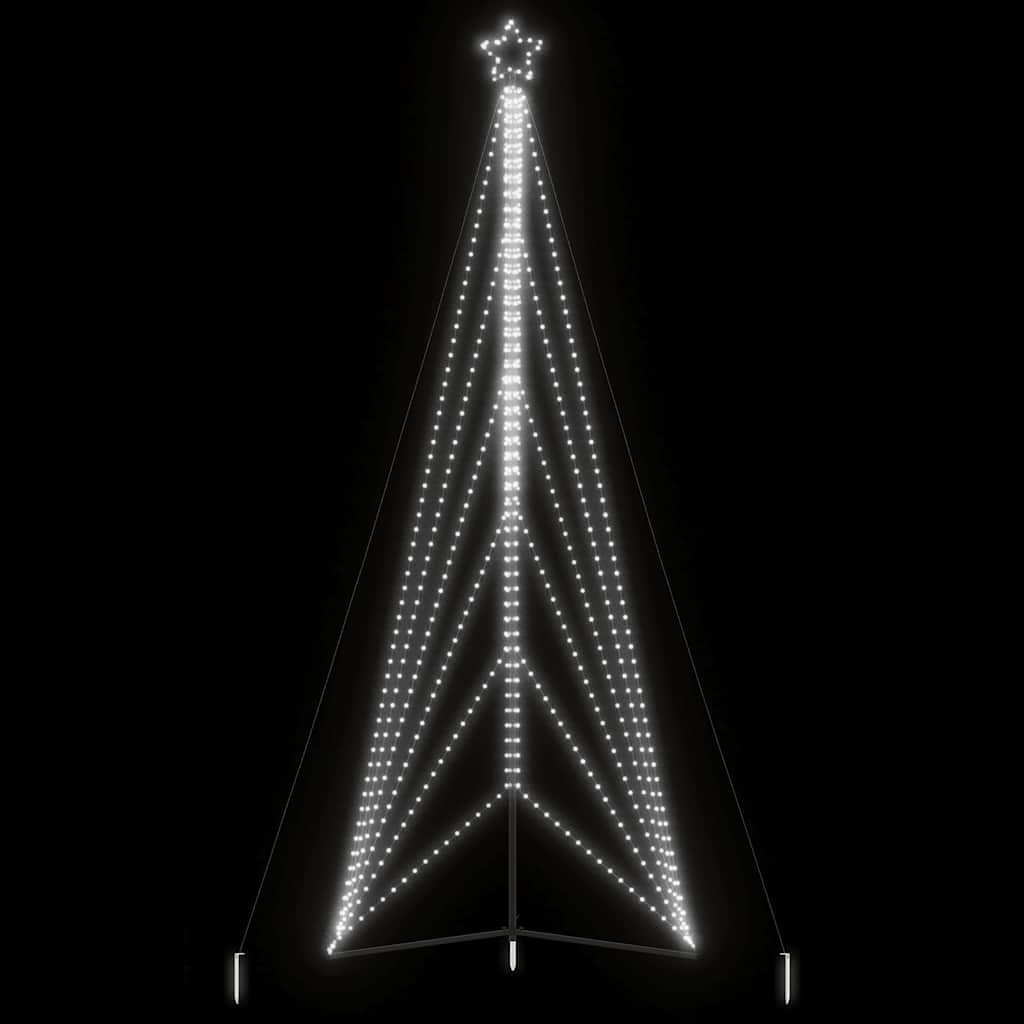 LED Christmas Tree 861 LEDs Cold White 478 cm
