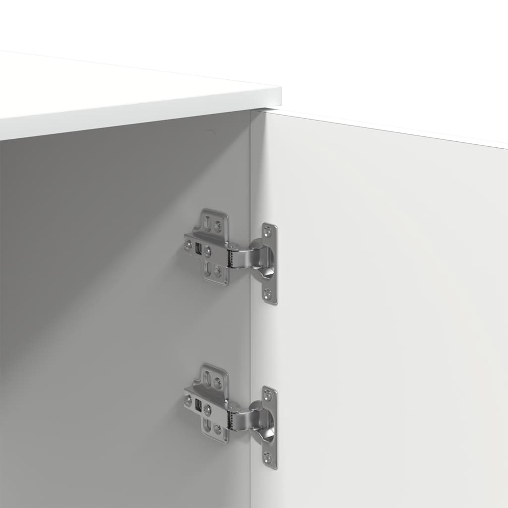 Storage Cabinet White 50x45x103.5 cm Engineered Wood