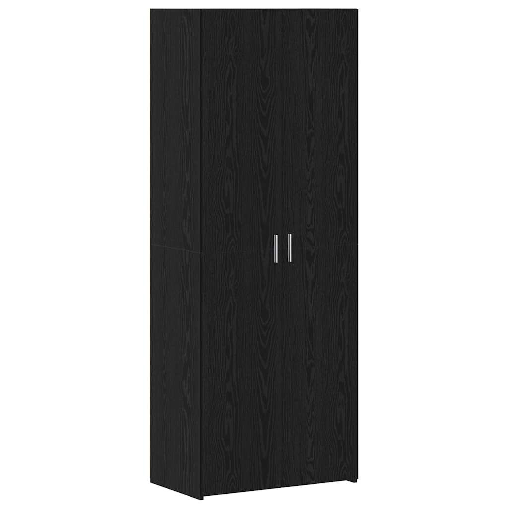 Storage Cabinet Black oak 70 x 42.5 x 225 cm Engineered wood