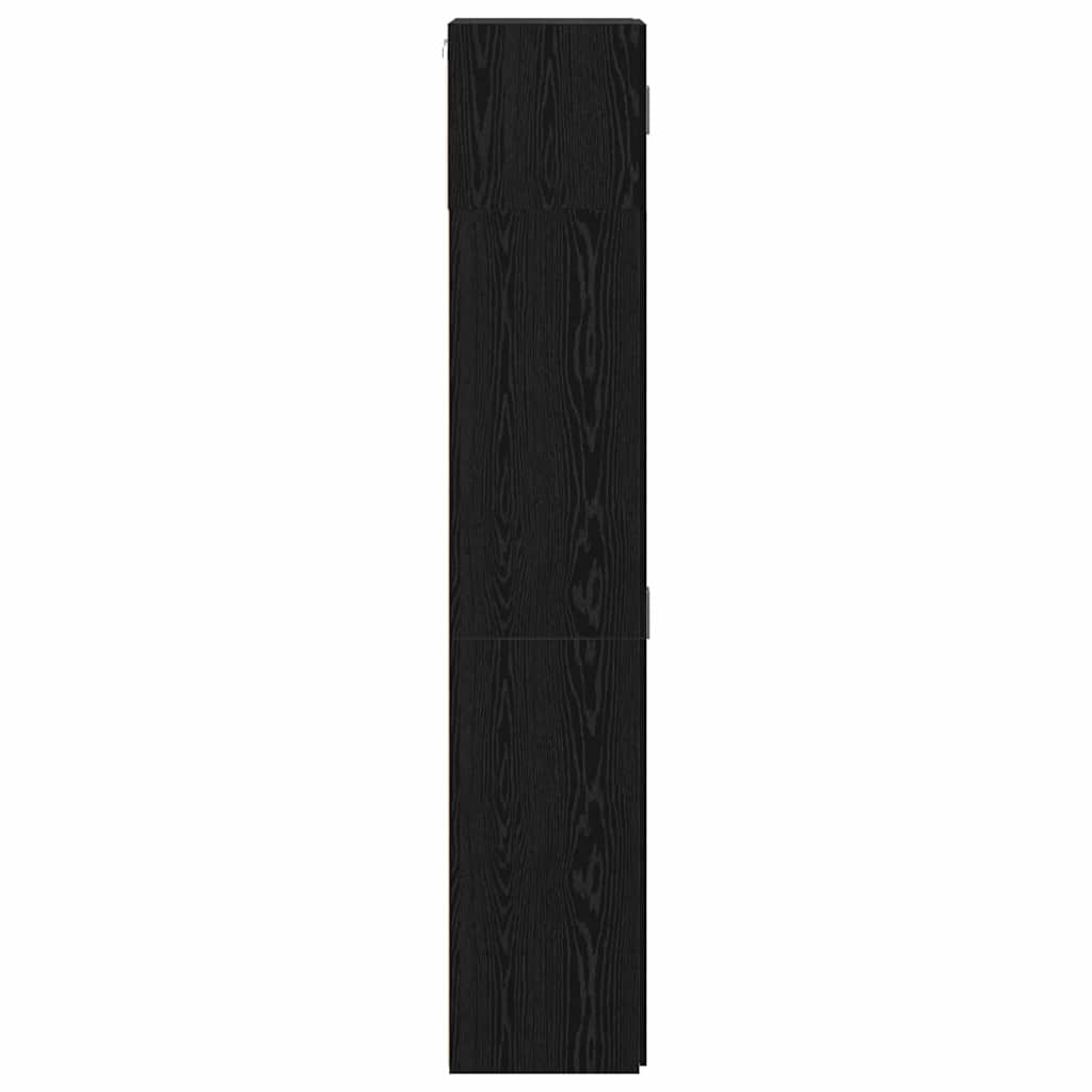 Storage Cabinet Black oak 70 x 42.5 x 225 cm Engineered wood
