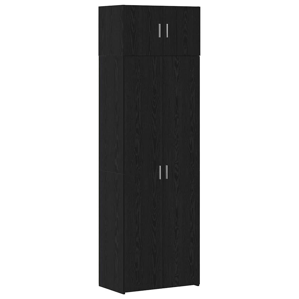 Storage Cabinet Black oak 70 x 42.5 x 225 cm Engineered wood