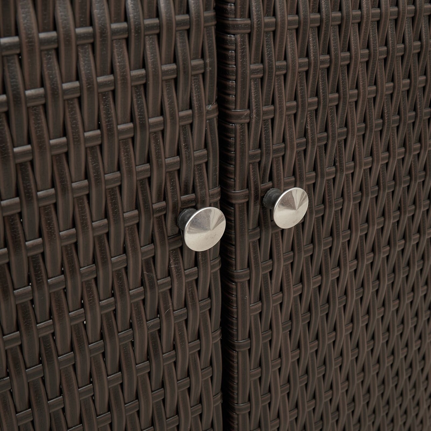 Storage Cabinet Brown 100x36x102 cm Rattan