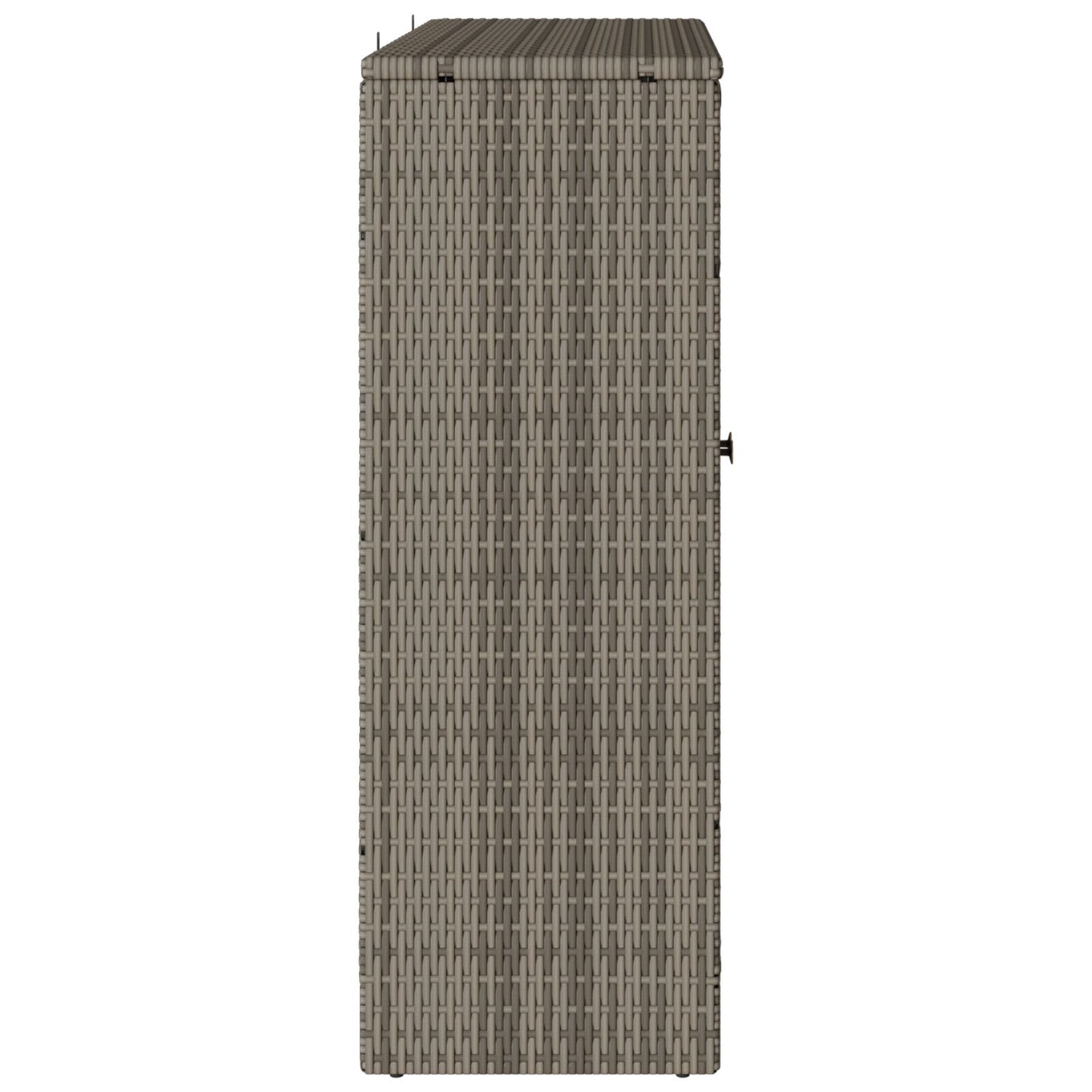 Storage Cabinet Grey 100x36x102 cm Rattan