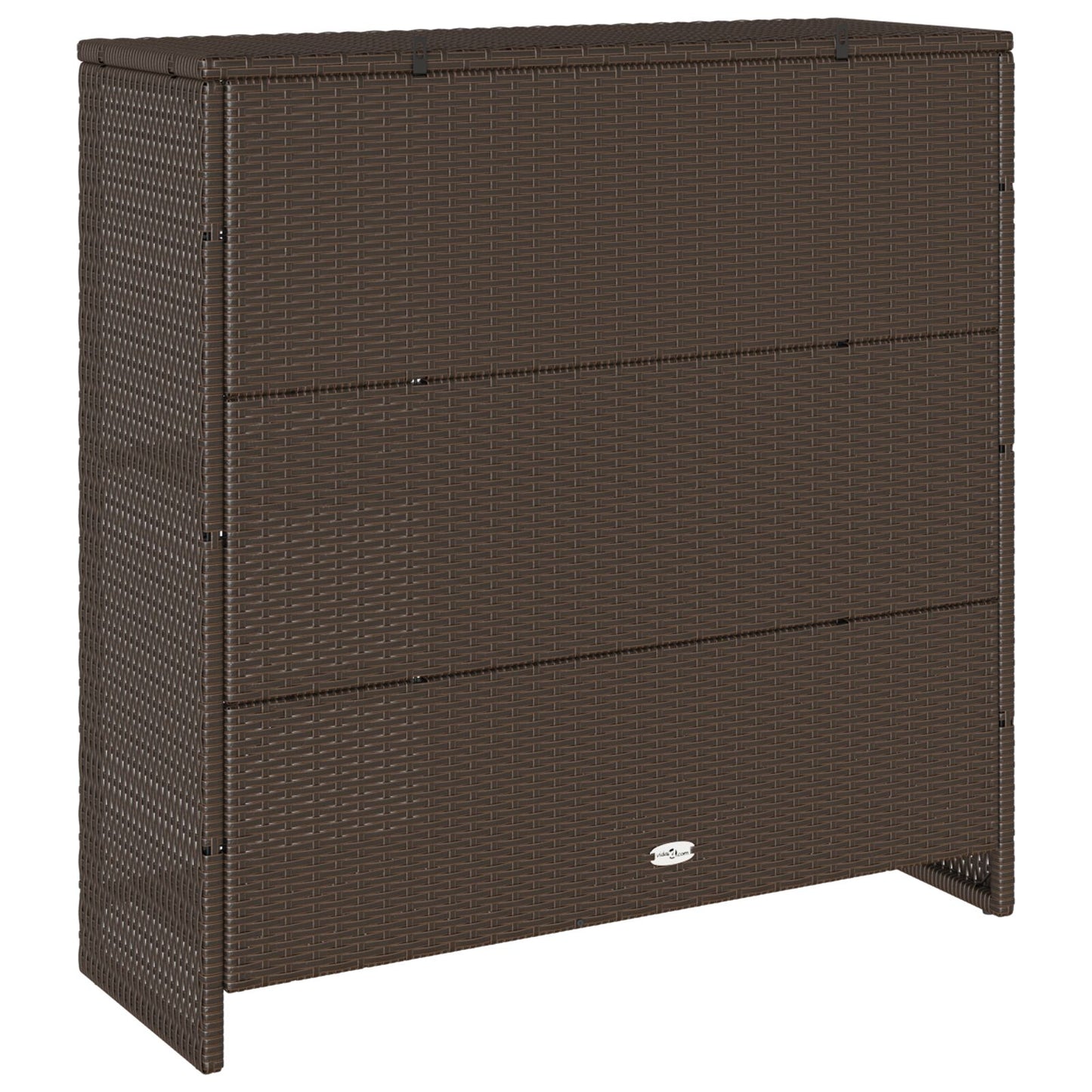 Storage Cabinet Brown 100x36x102 cm Rattan