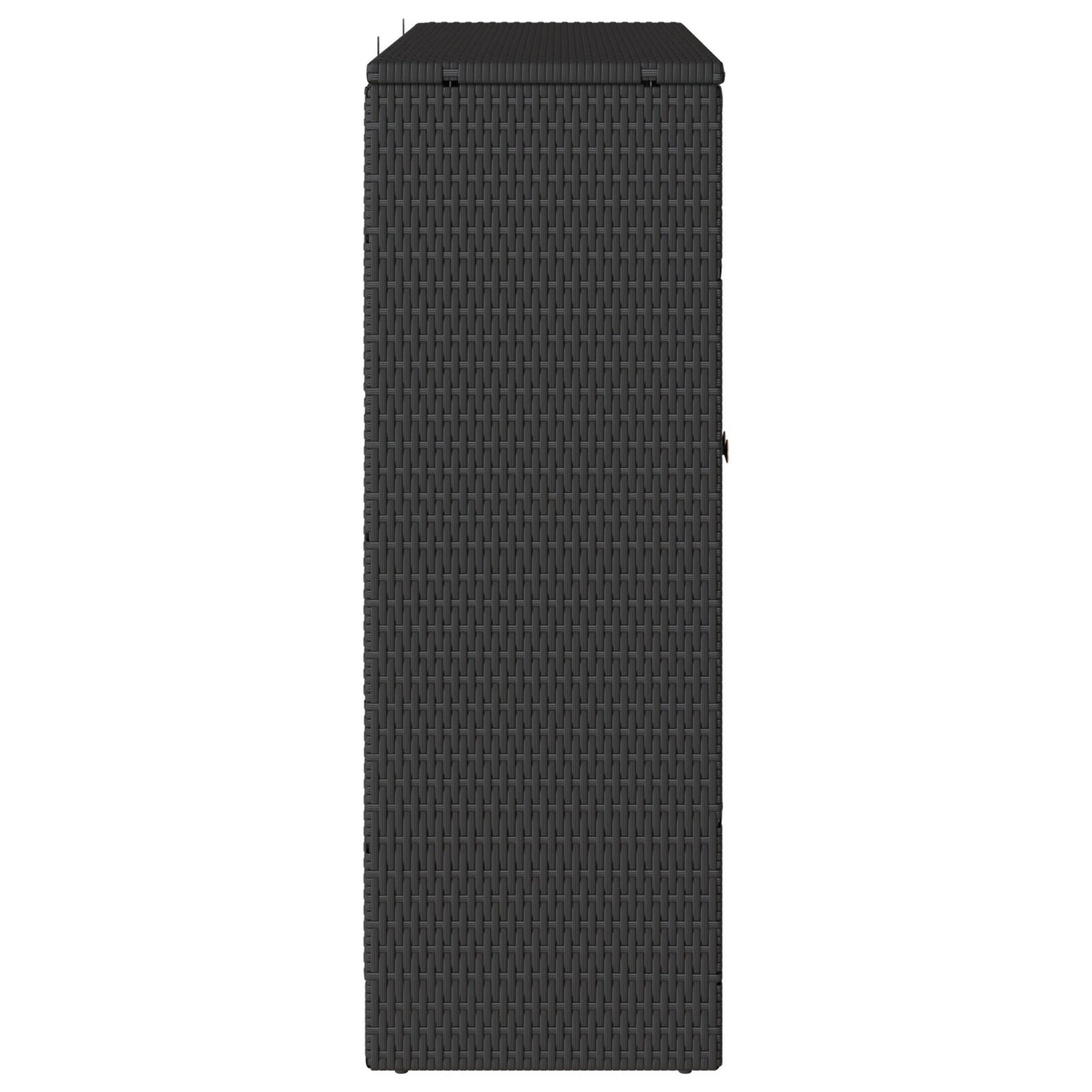 Storage Cabinet Black 100x36x102 cm Rattan
