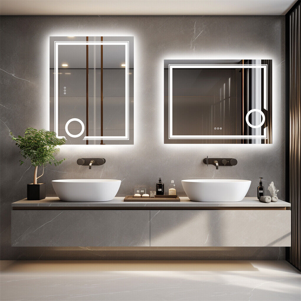 1000x600mm LED Bathroom Mirror Anti-Fog Shatterproof