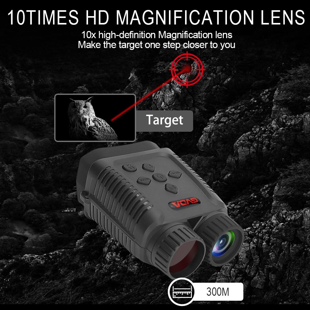 1080p Hd Infrared Night Vision Binoculars with 2.4 Tft Screen