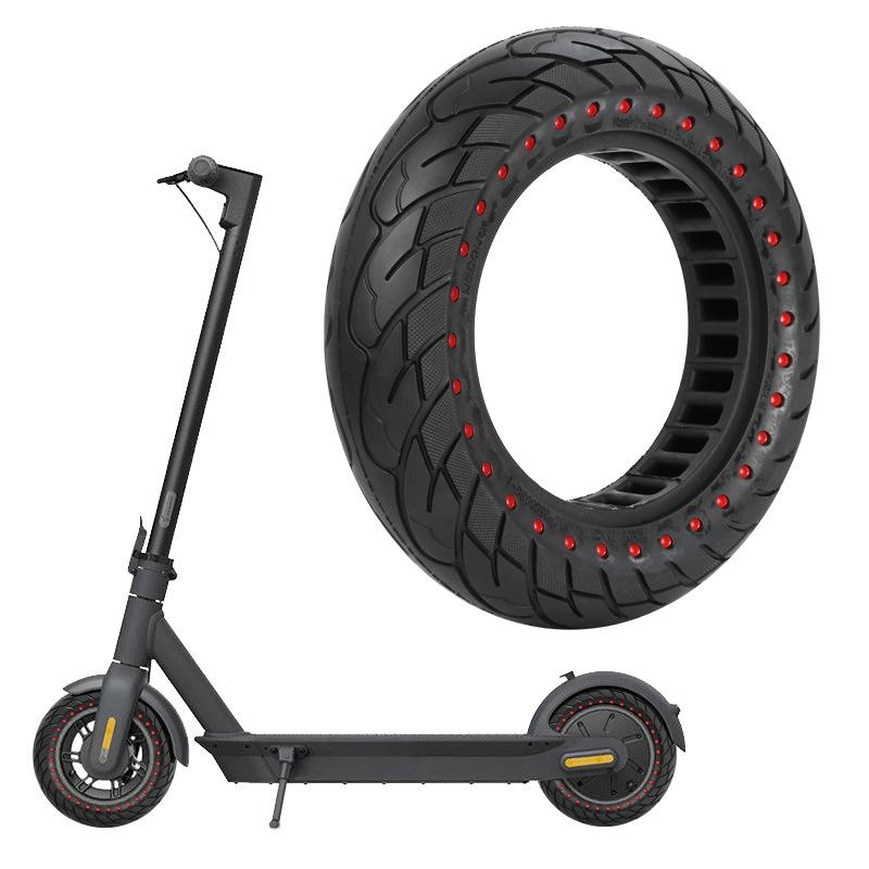 10 Inflatable Honeycomb Solid Run-flat Tire Electric Scooter - 36Mm Slot Yellow