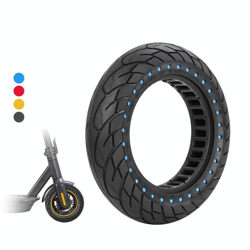 10 Inflatable Honeycomb Solid Run-flat Tire Electric Scooter - 36Mm Slot Yellow