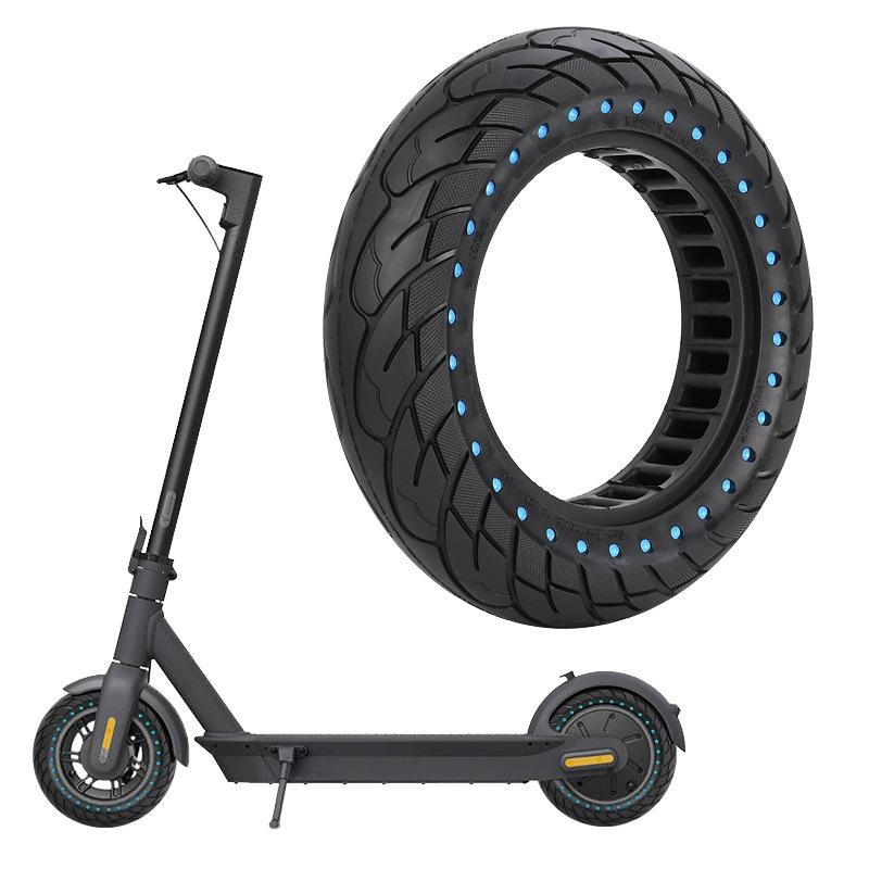 10 Inflatable Honeycomb Solid Run-flat Tire Electric Scooter - 36Mm Slot Yellow