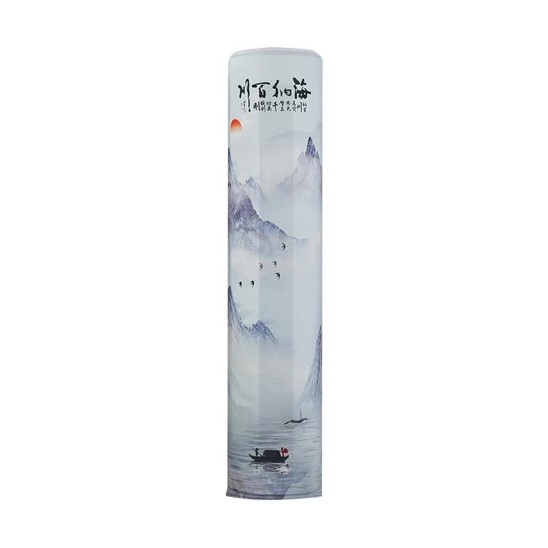185 x 40 Cm Elastic Cloth Cabinet Air Conditioner Dust Cover - Monstera