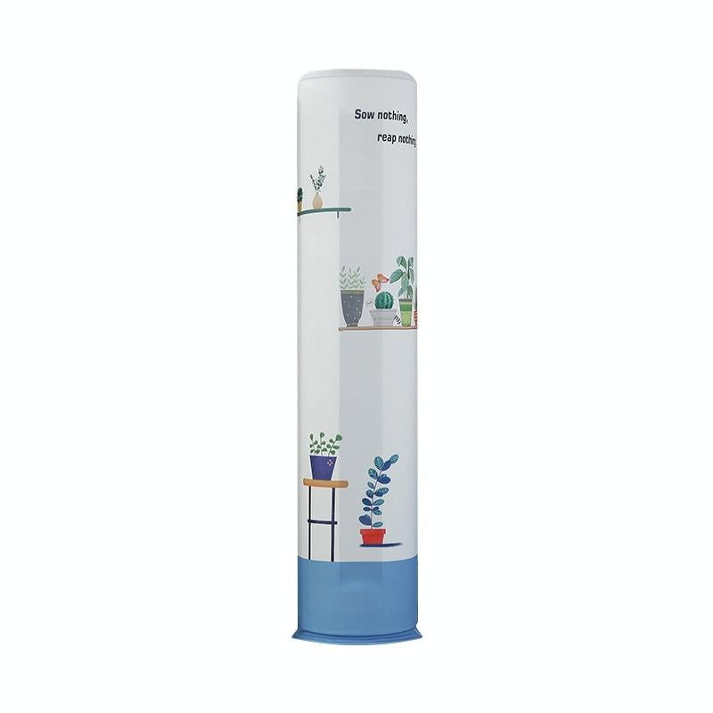 185 x 40 Cm Elastic Cloth Cabinet Air Conditioner Dust Cover - Blue Peacock