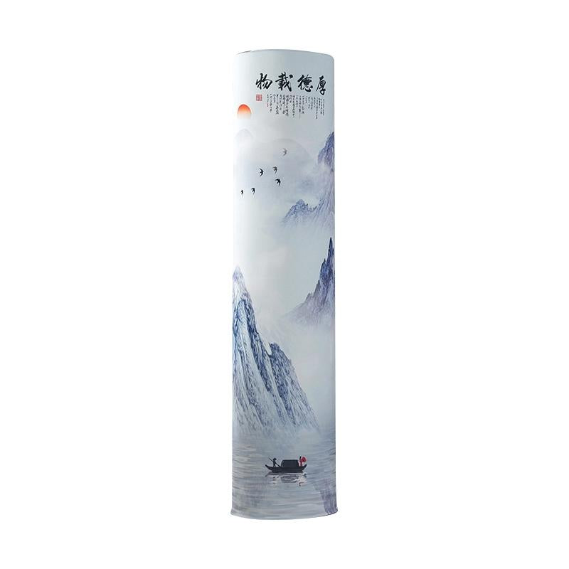 185 x 40 Cm Elastic Cloth Cabinet Air Conditioner Dust Cover - Blue Peacock
