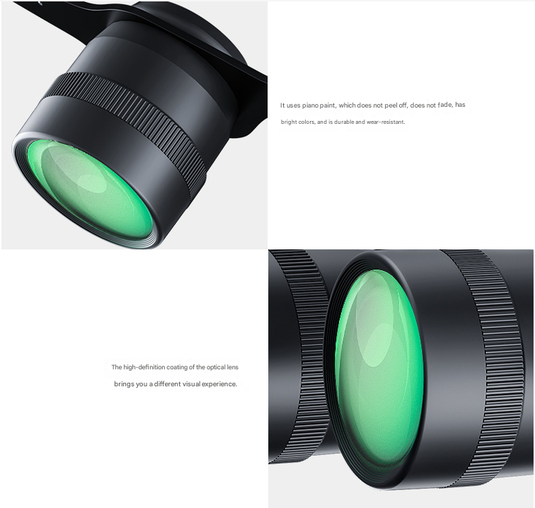 10x Telescope + Red Polarised Lens 10x HD Fishing Binocular Glasses - Polarized Zoom for Float Watching
