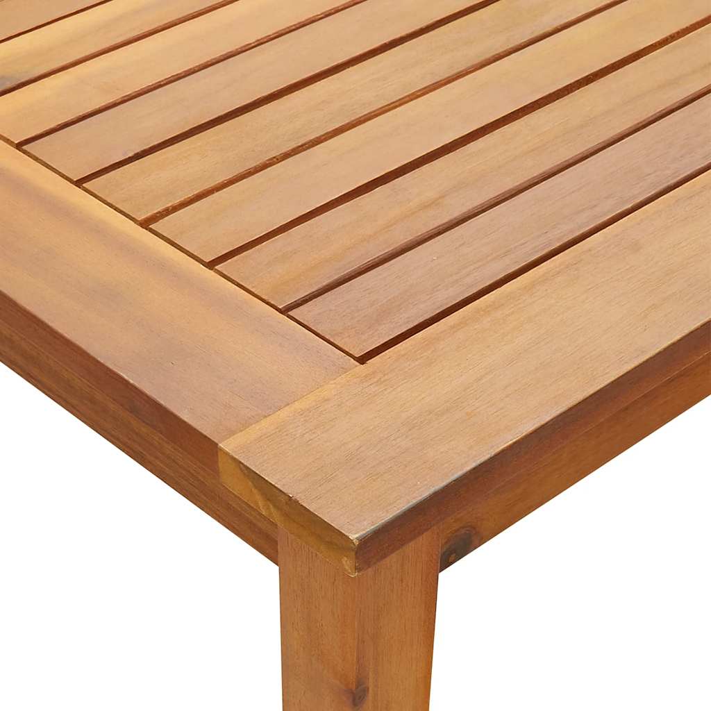 Garden Table 140x80x74 cm Solid Acacia Wood