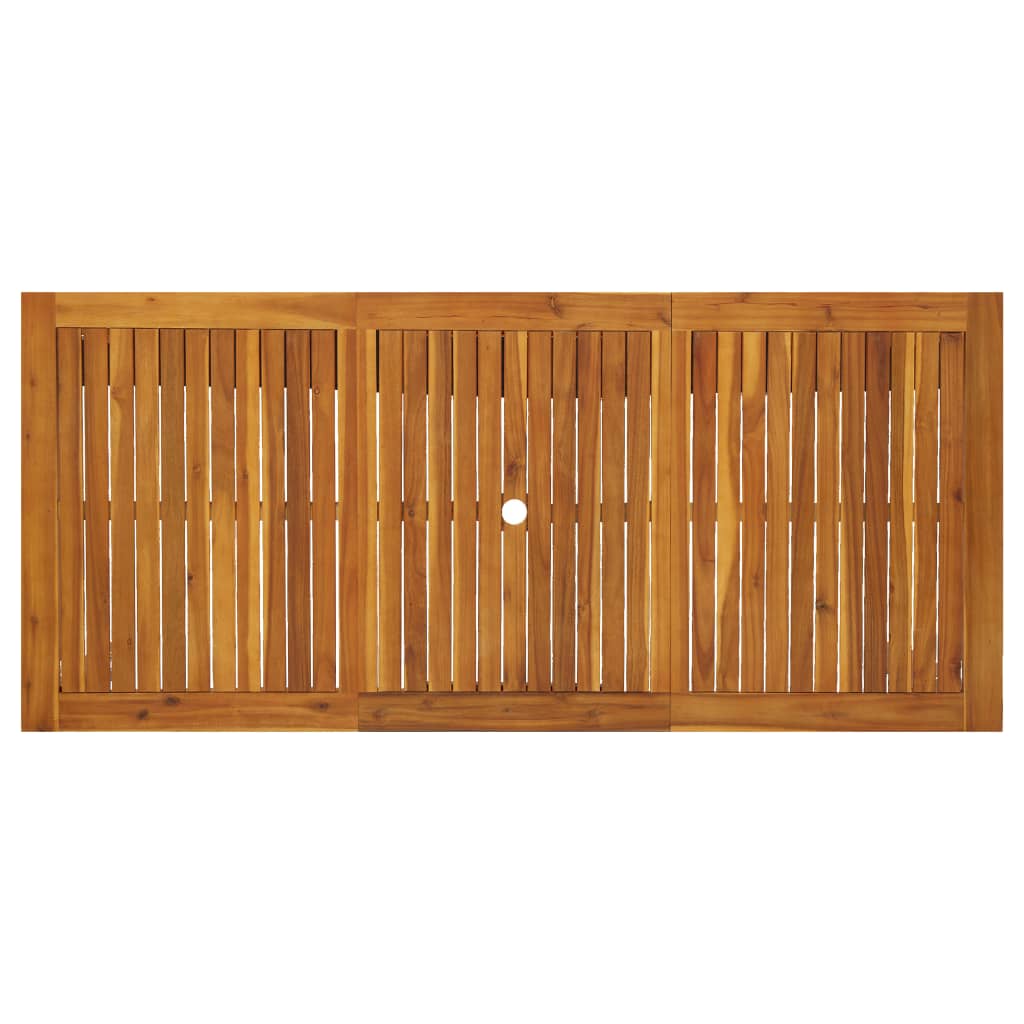 Garden Table 200x90x74 cm Solid Acacia Wood